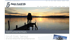 Desktop Screenshot of fuenfseenland.de